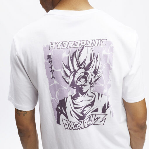Camiseta HYDROPONIC hombre manga corta DRAGON BALL Z SHADOW WHITE Ref.23007 blanca