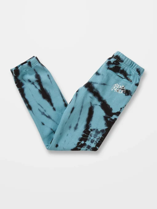 Pantalón Chándal VOLCOM niño deportivo Tie Dye ref-C1232230 CAIDEN DYE FLEECE PANT azul negro