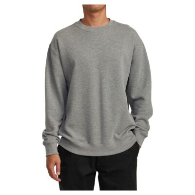 Sudadera RVCA con capucha unisex C1CRRH RVP2 -DAY SHIFT 1669 ATHLETIC HEATHER -gris claro