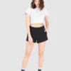 Pantalón corto CHAMPION Short mujer cintura elástica racer Ref. 116089 CHA KK001 NBK -marino
