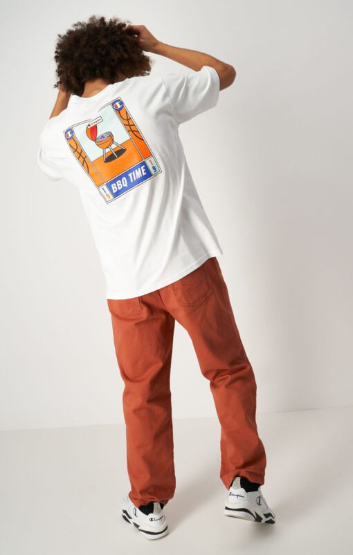 -Camiseta CHAMPION Hombre manga corta authentic apparel REF-218632 CHA WW001 WHT-blanca