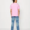 -Camiseta CHAMPION Hombre manga corta Rochester CREWNECK UNISEX ref-218490 CHA PS179-rosa