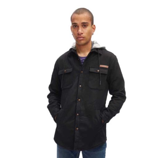 Camisa chaqueta HYDROPONIC de Manga Larga Hombre BELUGA SH REF-22529 01 BLACK-negro