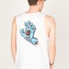 Camiseta SANTA CRUZ skate Hombre de tirantes SCREAMING HAND VEST ref-SCA VST 0732 WHITE-blanco