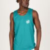 Camiseta SANTA CRUZ skate Hombre de tirantes SCREAMING HAND VEST ref SCA VST 0708 VERDIGRIS-verde