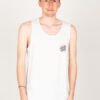 Camiseta SANTA CRUZ skate Hombre de tirantes SCREAMING HAND VEST ref-SCA VST 0732 WHITE-blanco