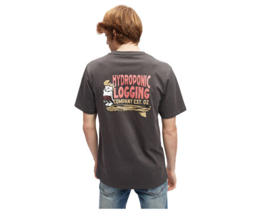 Camiseta HYDROPONIC hombre manga corta ref 22502-01 LOGGING SS gris