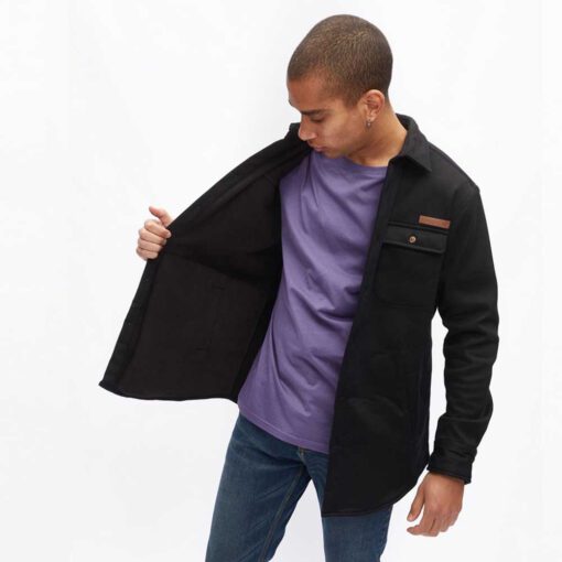Camisa chaqueta HYDROPONIC de Manga Larga Hombre BELUGA SH REF-22529 01 BLACK-negro