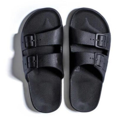 Chanclas FREEDOM MOSES Unisex veganas Perfumadas Ref. FM-BLK Black negras