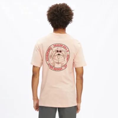 Camiseta HYDROPONIC hombre manga corta DRAGON BALL Z KAME SENNIN SS ref-23002 ROSE CLOUD rosa salmón