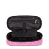 Estuche escolar Eastpak: PLUMIER OVAL SINGLE EK7179D1 REFLEKS META PINK -Rosa con cruces reclectantes