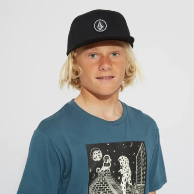 Camiseta VOLCOM manga corta niño skate STONE ENCHANTMENT SST ref-C5212303 (CZB) Azul petrol