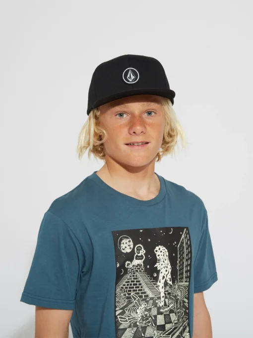 Camiseta VOLCOM manga corta niño skate STONE ENCHANTMENT SST ref-C5212303 (CZB) Azul petrol