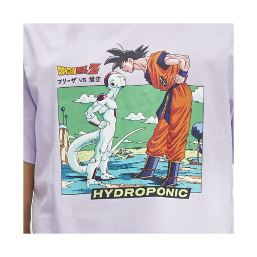 Camiseta HYDROPONIC hombre manga corta DRAGON BALL Z FRIEZA VS GOKU MAUVE Ref.23003 lila