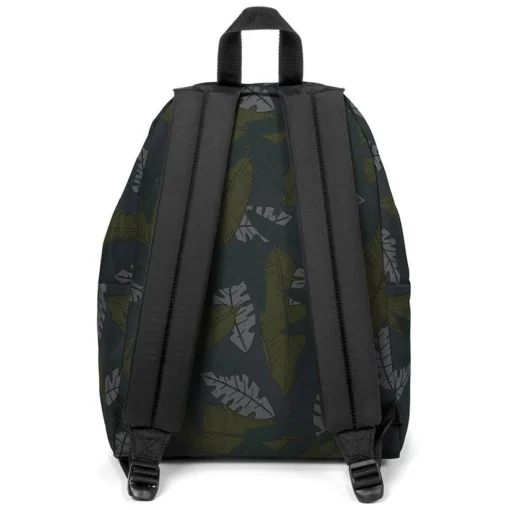 MOCHILA EASTPAK Padded Pak'r® 24 litros EK620K80 BRIZE FOREST gris oscuro con hojas verdes