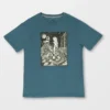 Camiseta VOLCOM manga corta niño skate STONE ENCHANTMENT SST ref-C5212303 (CZB) Azul petrol