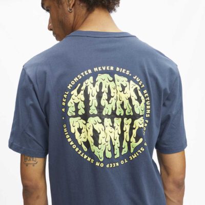 Camiseta HYDROPONIC hombre divertida manga corta SLIME SS REF-23021 DARK BLUE azul marino