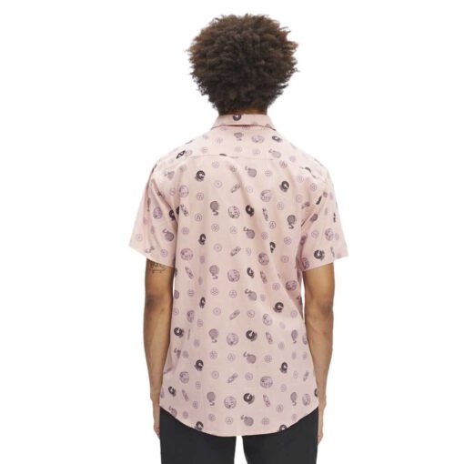 Camisa HYDROPONIC Manga corta Hombre divertida DBZ CAPSULE SH ref-23043 ROSE-rosa salmón