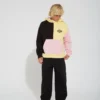 Sudadera VOLCOM niño con capucha Entertainment Boy Dawn Yellow ref-C4112300 (DNY) negro-rosa -amarillo