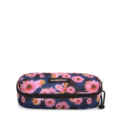 Estuche escolar Eastpak: PLUMIER OVAL SINGLE EK7177D1 Soft Navy azul oscuro con flores