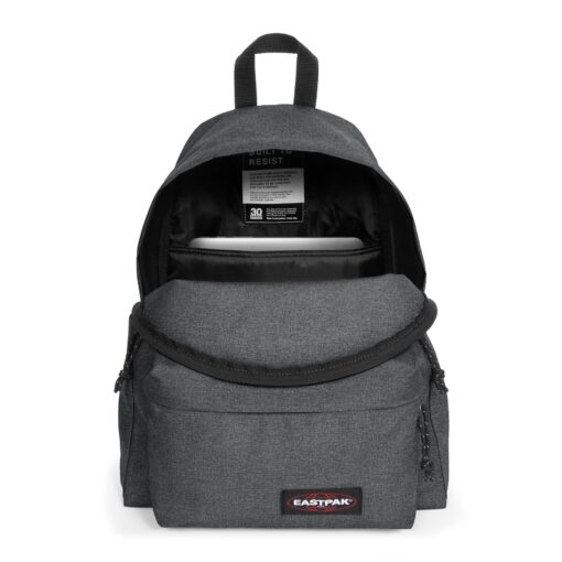 MOCHILA EASTPAK Day Pak'r EK0A5BG477H 24 litros con bolsillo ordenador Black denim gris oscuro efecto tejano