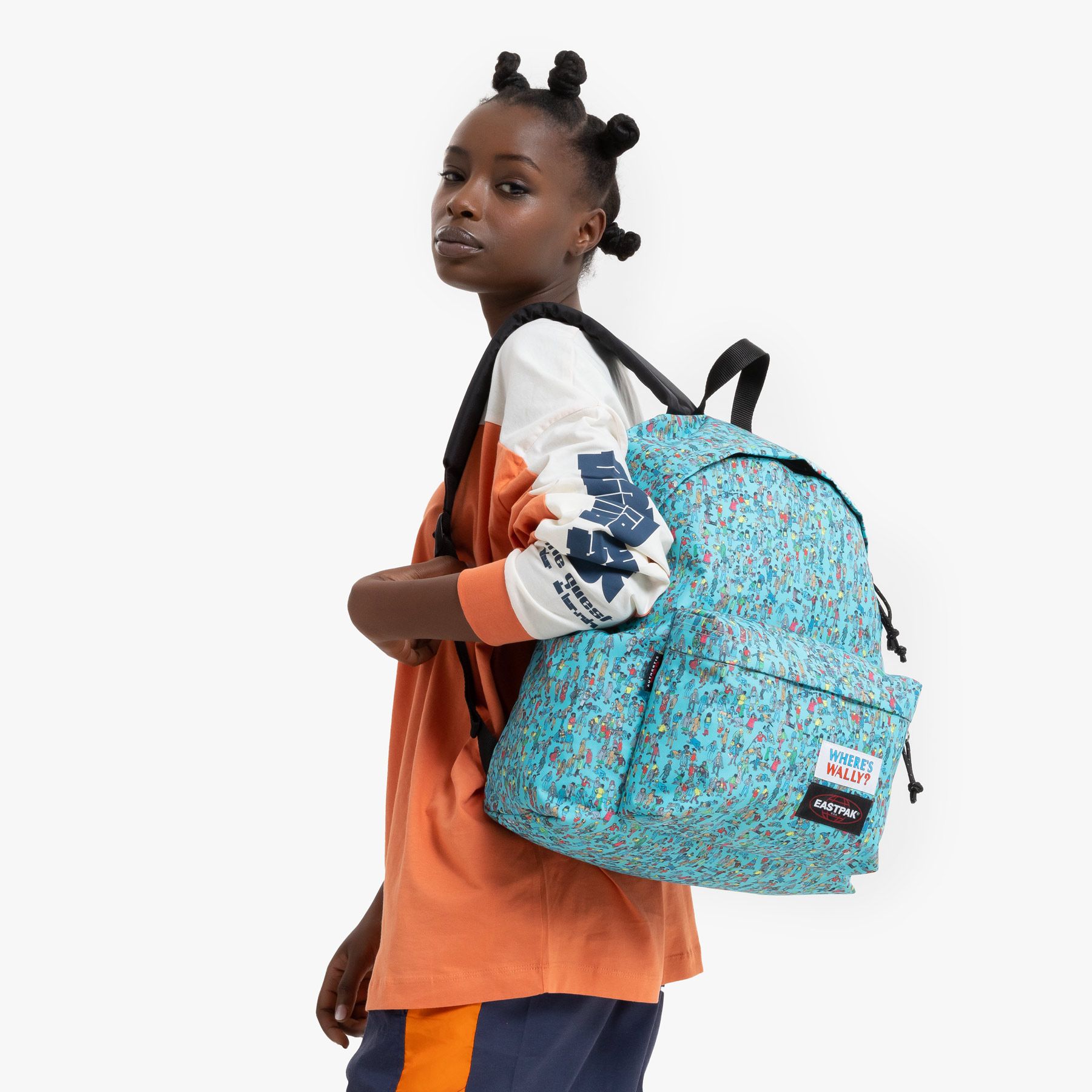 MOCHILA EASTPAK Padded Pak r Wally Pattern Blue
