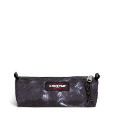 Estuche Eastpak escolar: Benchmark SINGLE EK3729D3 CAMO DYE BLACK gris oscuro con estampado blanco