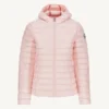 Chaqueta con capucha Jott de plumas pato Mujer CLOE BASIC PF22WDOW01 - 472 PEACH PINK Justoverthetop Color rosa