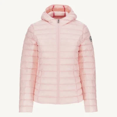 Chaqueta con capucha Jott de plumas pato Mujer CLOE BASIC PF22WDOW01 - 472 PEACH PINK Justoverthetop Color rosa