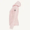 Chaqueta con capucha Jott de plumas pato Mujer CLOE BASIC PF22WDOW01 - 472 PEACH PINK Justoverthetop Color rosa