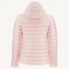 Chaqueta con capucha Jott de plumas pato Mujer CLOE BASIC PF22WDOW01 - 472 PEACH PINK Justoverthetop Color rosa