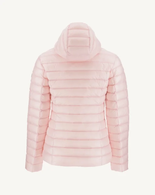 Chaqueta con capucha Jott de plumas pato Mujer CLOE BASIC PF22WDOW01 - 472 PEACH PINK Justoverthetop Color rosa