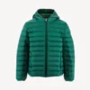 Chaqueta capucha Jott de plumas pato Niño HUGO NOOS BASIC PF23KDOW01 249 DARK GREEN color Verde pino
