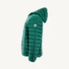 Chaqueta capucha Jott de plumas pato Niño HUGO NOOS BASIC PF23KDOW01 249 DARK GREEN color Verde pino