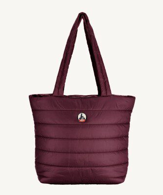 Bolso Jott NITA de plumas Chica SS23UTOT10 - 461 aubergine SAC SHOPPING BASIC Justoverthetop color berenjena