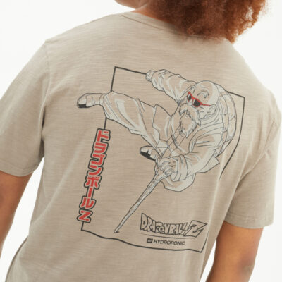 Camiseta HYDROPONIC hombre manga corta DB505-02 DBZ ROSHI Toasted-Gris claro