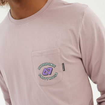 Camiseta HYDROPONIC hombre manga corta 23512-01 PARTY HOUSE Misty rose-rosa