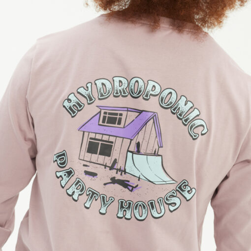Camiseta HYDROPONIC hombre manga corta 23512-01 PARTY HOUSE Misty rose-rosa