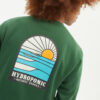 Sudadera Hydroponic hombre sin capucha SHORES CW REF-23541-02 Dark green-verde