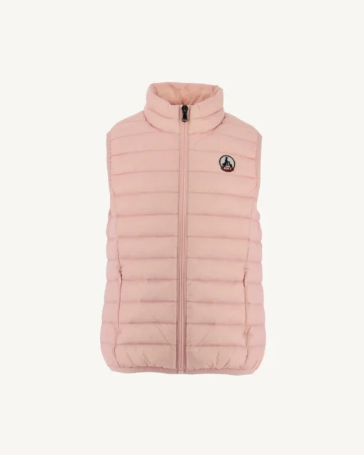 Chaleco infantil Jott de plumas pato Niño/niña Zoe BÁSICO 472 peach pink Justoverthetop rosa melocotón