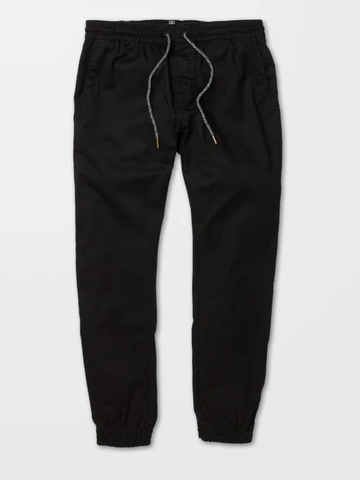 Pantalón chándal VOLCOM hombre FRICKIN SLIM JOGGER - BLACK Ref. A1212307 negro puño