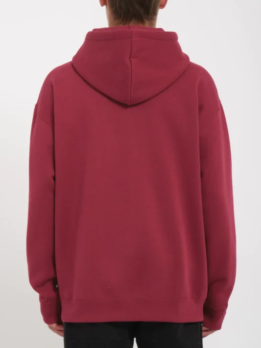 Sudadera VOLCOM con capucha para hombre clásica SINGLE STONE - WINE Ref. A4132315 granate