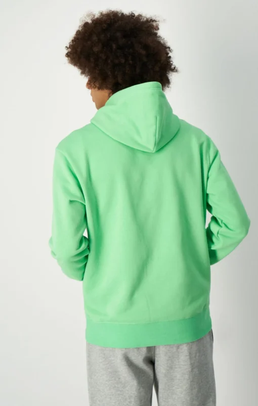 Sudadera CHAMPION Hombre con capucha de algodón grueso con bordado pecho Ref. 218486-GS026 verde