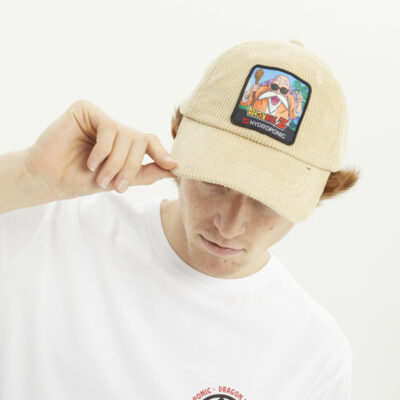 Gorra con visera HYDROPONIC DRAGON BALL Z KAME SENNIN SAND CORDUROY Ref. DBHW05-04 beig