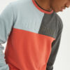 Sudadera Hydroponic hombre sin capucha DIVISION BLUE / HEATHER GREY / TERRACOTA ref-23547 azul gris y roja