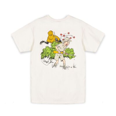 Camiseta GRIMEY manga corta unisex GA690-FW23LES COLONIES REGULAR TEE - WHITE |Blanco roto