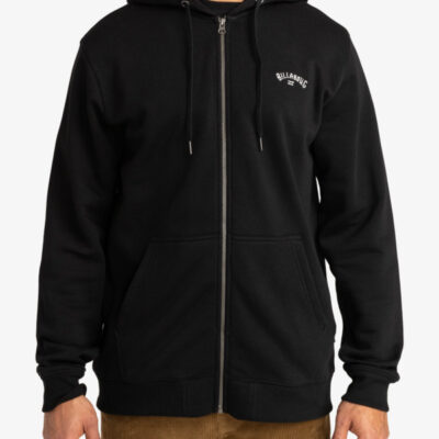 Sudadera BILLABONG casual con capucha y cremallera para Hombre ARCH ZH BLACK Ref. EBYFT00108 negro