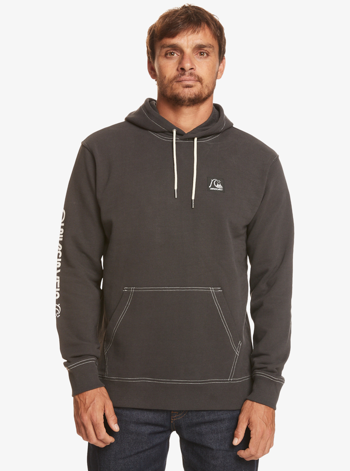 Sudadera Quiksilver Hombre con capucha THE ORIGINAL negro