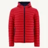 Chaqueta Jott BERGEN de plumas Hombre reversible con capucha FW22MJAC11 BERGEN 189-MARINE/ ROUGE