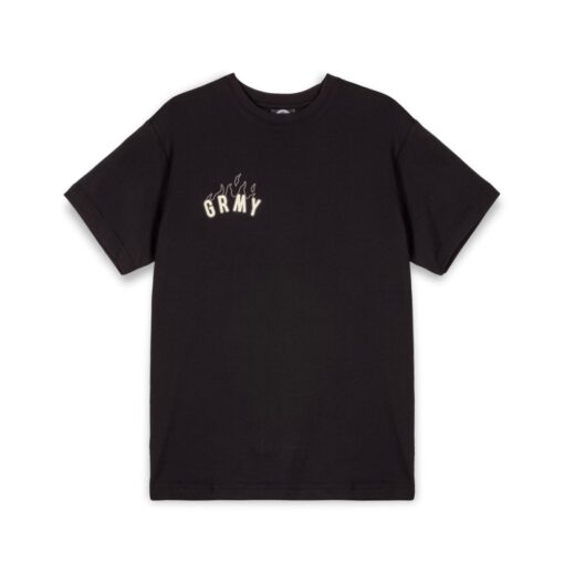 Camiseta GRIMEY manga corta unisex GA690-FW23LES COLONIES REGULAR TEE - BLACK/negro
